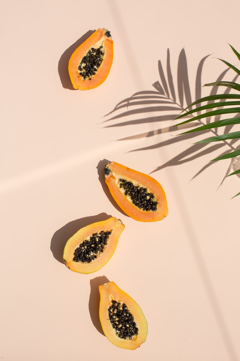 Creamy Papaya and Banana Protein Smoothie