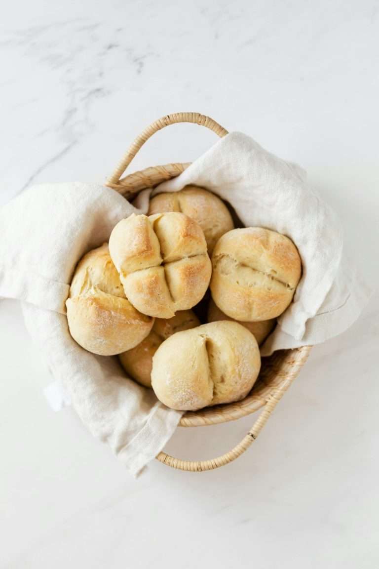 Homemade Sourdough Dinner Rolls