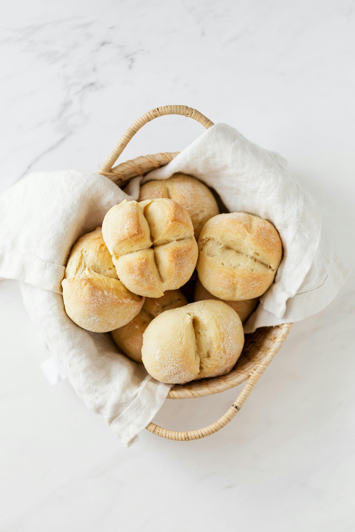 Homemade Sourdough Dinner Rolls